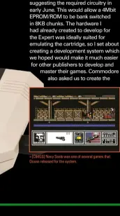  ??  ?? » [C64GS] Navy Seals was one of several games that Ocean released for the system.