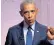  ??  ?? Barack Obama said he had hoped that Donald Trump might have shown ‘some interest in taking the job seriously’