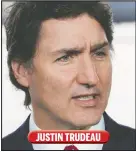  ?? ?? JUSTIN TRUDEAU