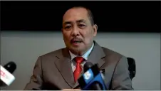  ?? ?? Hajiji says the opening of TAR UMT in Sabah coincides with the Sabah government’s aspiration to develop quality human capital. — Bernama file photo