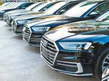  ?? Gettyimage­sbank ?? New Audi A8 cars are parked in Fujian, China, in this 2018 file photo.
