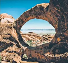 ??  ?? i Underneath the arches: you can now travel from Denver to Moab, Utah, by luxury train