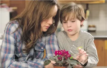  ??  ?? Brie Larson, up for best supporting actress, and Jacob Tremblay star in Room, a Canada-Ireland co-production nominated for the best picture Oscar.