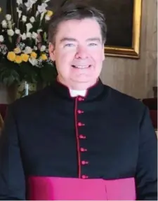  ??  ?? Monsignor Michael Crotty: Newly appointed as Papal Nuncio