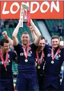  ??  ?? HEAVENLY: Scotland triumphed in last weekend’s Twickenham sevens