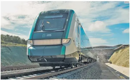  ?? ESPECIAL ?? TRAMO. El proyecto del Tren Maya ofrece el servicio desde finales del año pasado en varias zonas del Sur del país.
