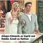  ?? ?? Allegra Edwards as Ingrid and Robbie Amell as Nathan