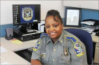  ?? MIDDLETOWN PRESS FILE PHOTO ?? Major Regina Rush-Kittle, who was the first African-American female officer at the Middletown Police Department, will join the Connecticu­t Women’s Hall of Fame this fall.