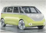  ??  ?? The Volkswagen I.D. Buzz will be the first vehicle built on the company’s new EV platform.