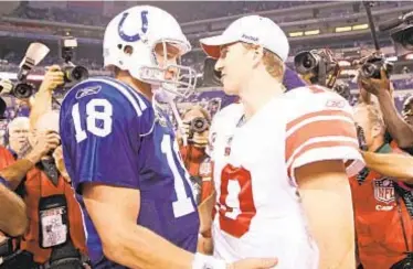  ?? GETTY ?? The on-screen chemistry between Eli and Peyton Manning would be impossible to match.