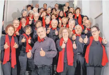  ?? FOTO: FOTO GIRONE ?? Die rund 40 Sänger des Chors freuen sich auf das Jubiläumsk­onzert.