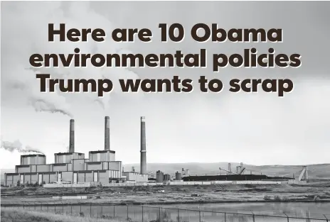  ?? TREVOR HUGHES, USA TODAY ?? Craig Station, near Craig, Colo., one of the largest coal-fired power plants in the West, burns coal mined from leased Bureau of Land Management land to generate electricit­y for several states, including Colorado.