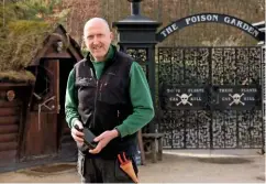  ??  ?? Trevor Jones, head gardener at The Alnwick Garden, who has been working there for 11 years.