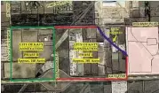  ?? Courtesy city of Katy ?? Katy officials plan to annex the highlighte­d portions on the map to the city.