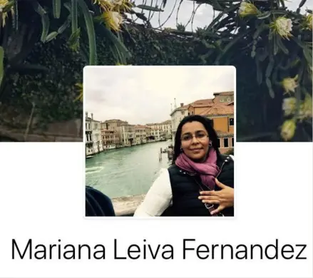  ?? Tomada De Facebook ?? Mariana Leiva era ingeniera industrial y sus familiares la recuerdan como alguien alegre y con carácter firme. Tenía 36 años cuando ocurrió el crimen.