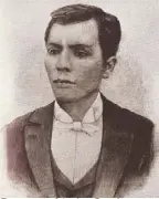  ?? ?? Engraving of Andres Bonifacio based on his only known photograph. His long nose did not matter to Gregoria de Jesus’ parents.