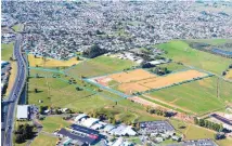  ??  ?? The residentia­l developmen­t block at 208 Rotokauri Rd, Hamilton.