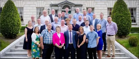  ??  ?? IFM staff celebratin­g 50 years in business at Dunboyne Castle Hotel.