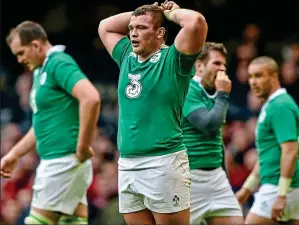  ??  ?? No easy days: Jamie Heaslip, CJ Stander and Devin Toner (main) after last year’s 16-16 draw in Dublin; Jack McGrath (above) after defeat in Cardiff in 2015, when man of the match Sam Warburton (left) inspired Wales to a 23-16 victory