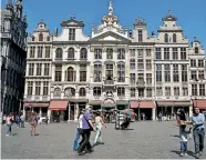  ??  ?? Ornate buildings of Grand Place, Brussels, Belgium.