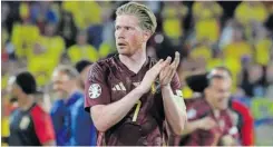  ?? | EPA ?? KEVIN de Bruyne of Belgium.