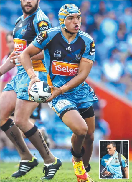  ??  ?? Matt Srama played 65 games for the Titans before injury ended his career prematurel­y.