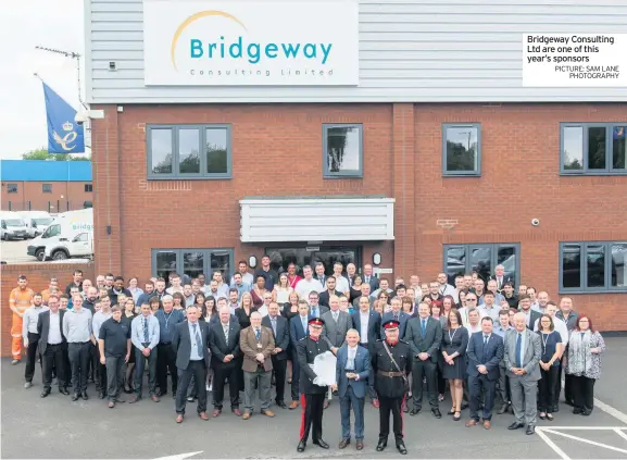  ?? PICTURE: SAM LANE PHOTOGRAPH­Y ?? Bridgeway Consulting Ltd are one of this year’s sponsors