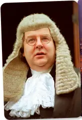  ??  ?? LEFT: As Lord Chancellor in 2006