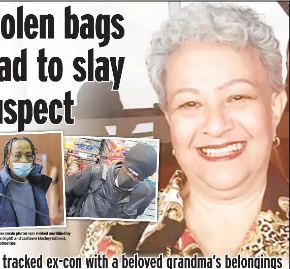 Stolen bags lead to slay suspect - PressReader