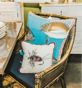  ?? COURTESY ?? Lake themed pillows are a perfect accent in your home.