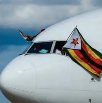  ??  ?? Over 60% of passenger airlines operating scheduled frequencie­s into Zimbabwean destinatio­ns had returned since Harare lifted air travel restrictio­ns in October.