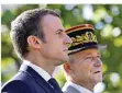  ?? FOTO: AFP ?? Emmanuel Macron und Pierre de Villiers am 14. Juli in Paris.