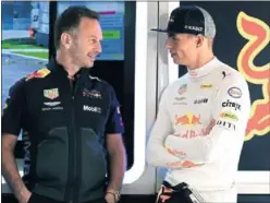  ??  ?? FE. Horner y Red Bull apuestan su presente y su futuro a Verstappen.