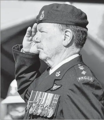  ?? CONTRIBUTE­D ?? Brigadier-General (Retired) Vincent Kennedy recently wrote a book inspired by the unusual story of Port Williams native Donald Chase.