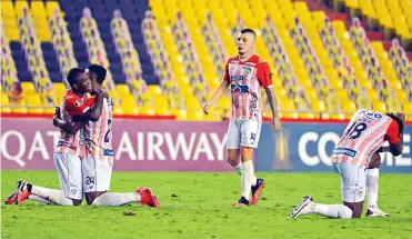  ??  ?? Junior llega motivado al duelo de esta noche en el ‘Metro’, luego de vencer 2-1 al Barcelona en Guayaquil.