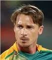  ??  ?? No ties: Dale Steyn