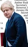  ??  ?? CONCERN: Boris Johnson feared for his job