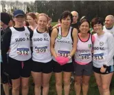  ??  ?? Some of the Sligo AC ladies at the cross country.