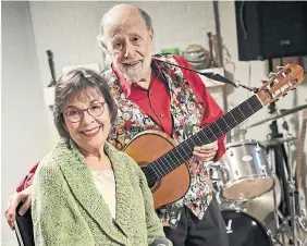  ?? GIOVANNI
CAPRIOTTI FOR THE TORONTO STAR ?? Sharon Hampson and Bram Morrison, the two surviving members of Sharon, Lois & Bram, are sharing the live music they made with Lois Lilienstei­n with a new generation of fans.