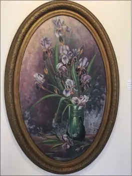  ?? COURTESY OF CLARKE MUSEUM ?? Paintings by Cora Wright (1868-1948) are on display at the Redwood Art Associatio­n Gallery in Eureka. Wright was popular in Humboldt County, with her works being collected by Amelia Carson and Clarke Historical Museum founder Cecile Clarke.