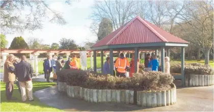  ?? Photo / Robyn Taylor ?? Right: Members of the public took the opportunit­y to attend an informatio­nal day at the Te Awamutu and District War Memorial Park on Sunday.