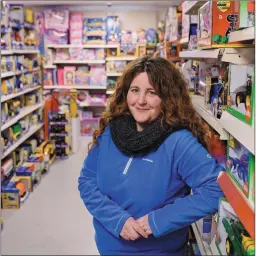  ??  ?? Proprietor Josephine Leonard inside her store, The Forge in Kanturk.