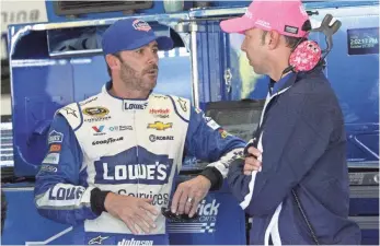  ?? MARVIN GENTRY, USA TODAY SPORTS ?? Six-time Cup champion Jimmie Johnson has dominated at Texas Motor Speedway, site of the second race of the third round of the playoff. Another win there would put him in the final four.