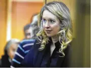  ?? THE NEW YORK TIMES ?? Disgraced former Theranos CEO Elizabeth Holmes arrives to face sentencing following her conviction on four counts of fraud in the saga of the now-defunct blood testing start-up.