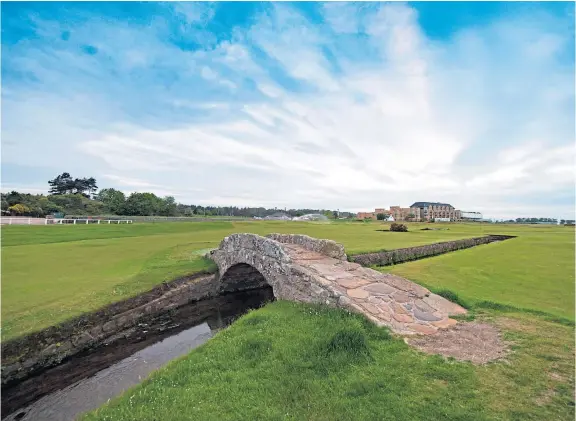  ?? Picture: SNS. ?? The Old Course has always evolved with the game and remained relevant – but are times about to change?