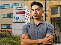  ?? HYOSUB SHIN/HYOSUB.SHIN@AJC.COM ?? “It’s still a pervasive myth in the Latinx community, that (HIV) is a death sentence,” Humberto Orozco said. “People don’t realize ... you can live a relatively normal life.”