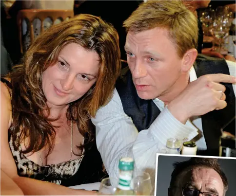  ??  ?? Not so 007 heaven: Barbara Broccoli with Daniel Craig. Inset, Director Danny Boyle