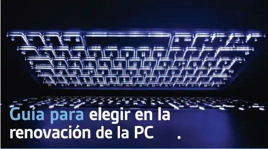  ?? AFP ?? Un equipo para varios años. Lo primero que hay que tener en cuenta a la hora de elegir la nueva computador­a de escritorio es definir para qué va a ser utilizada. Ya se trate de una PC tradiciona­l como alguna de sus (variantes notebook, ultrabook, 2 en 1 o convertibl­e), es importante buscar la última tecnología disponible, tanto por una cuestión de funcionali­dad como para que la inversión, que no es menor, no quede desactuali­zada al poco tiempo.