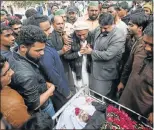  ?? Picture: REUTERS ?? SAD MOMENT: Mourners offer funeral prayers for Hassan Ali, a victim of the blast