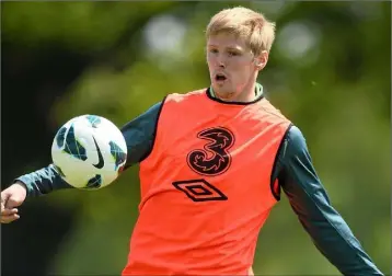  ??  ?? Andy Keogh, the former Republic of Ireland internatio­nal, will be joining Tom Elmes on the course.